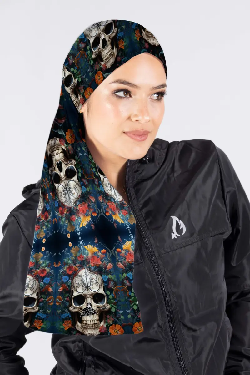 CUELLO EXTRALARGO SKULL ORANGE