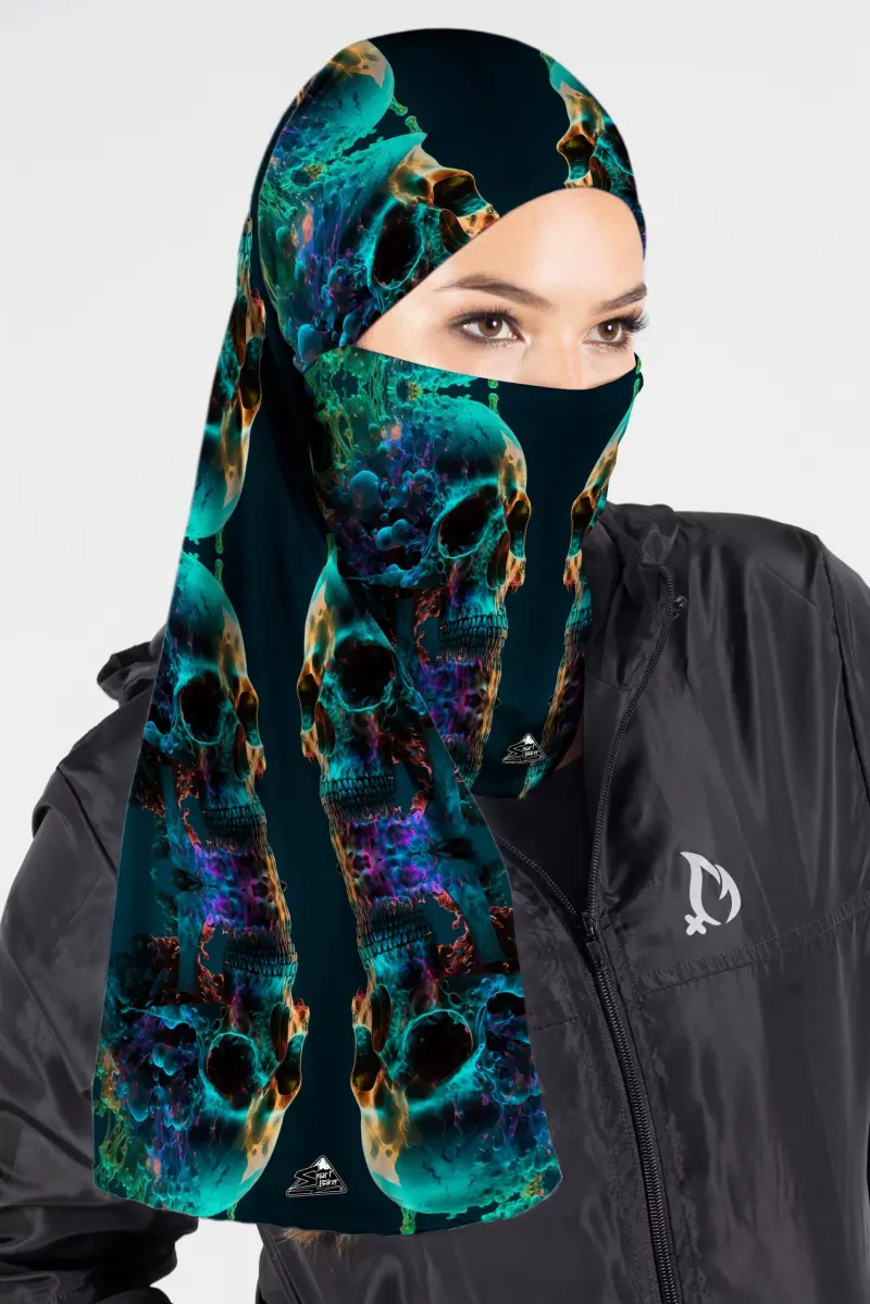 DUO PROTCH EXTRALARGO GRAFICO CALAVERAS GREEN