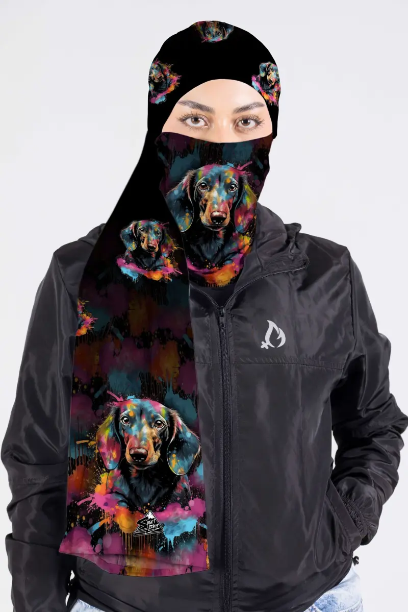 DUO PROTCH LARGO GRAFICO DOG COLORFUL