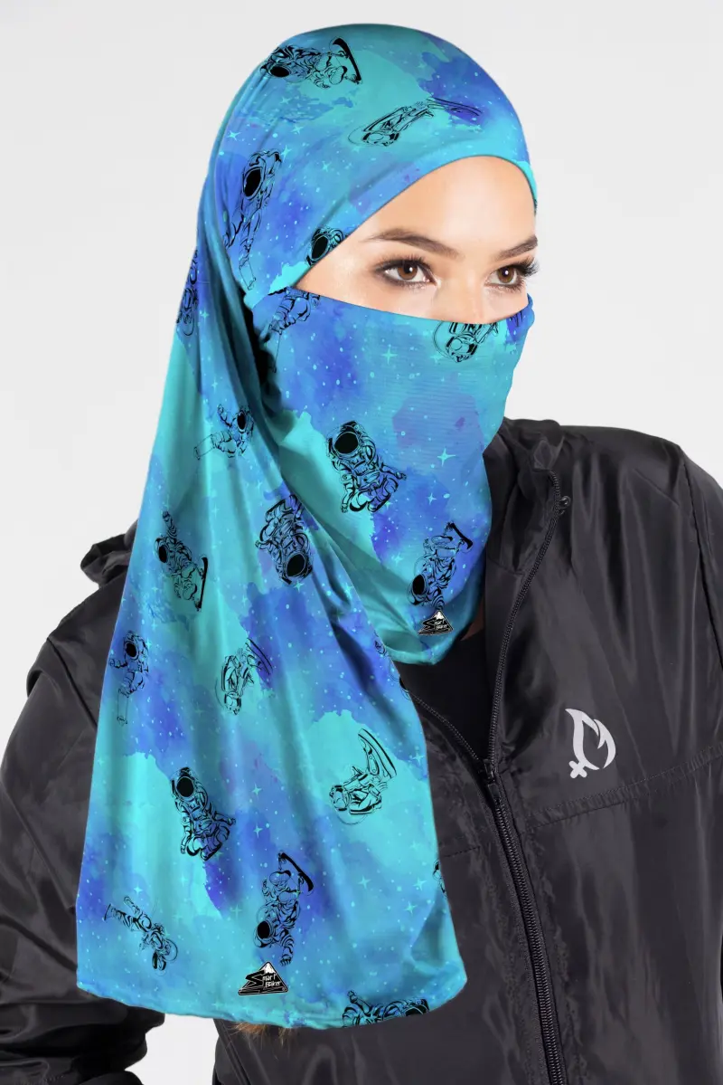 DUO PROTCH LARGO GRAFICO SPACE BLUE